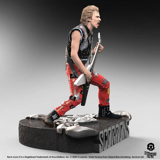 Scorpions Rock Iconz Statue Rudolf Schenker Limited Edition 22 cm - Smalltinytoystore