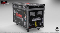 Scorpions Rock Ikonz On Tour World Tour 1984 Road Case Statue & Bühnenhintergrund Set - Smalltinytoystore