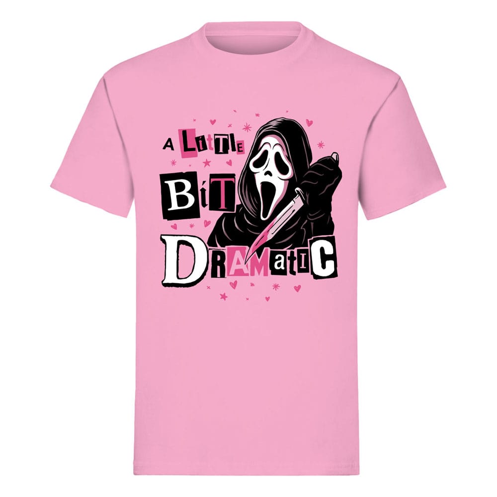 Scream - Schrei! T-Shirt Ghost Face A Little Bit Dramatic Größe L - Smalltinytoystore