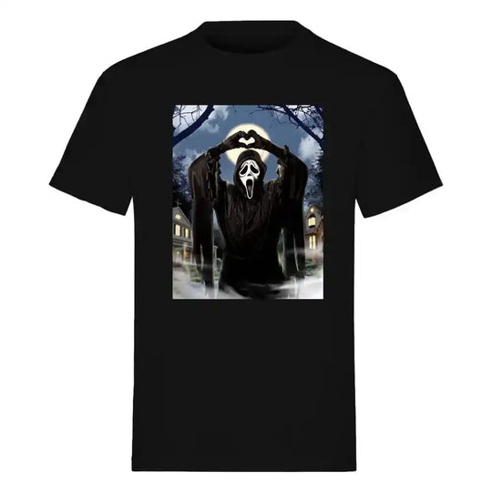 Scream - Schrei! T-Shirt Ghost Face Hearts - Smalltinytoystore