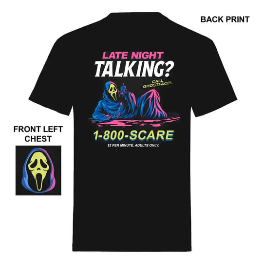 Scream - Schrei! T-Shirt Ghost Face Late Night Talking Größe S - Smalltinytoystore