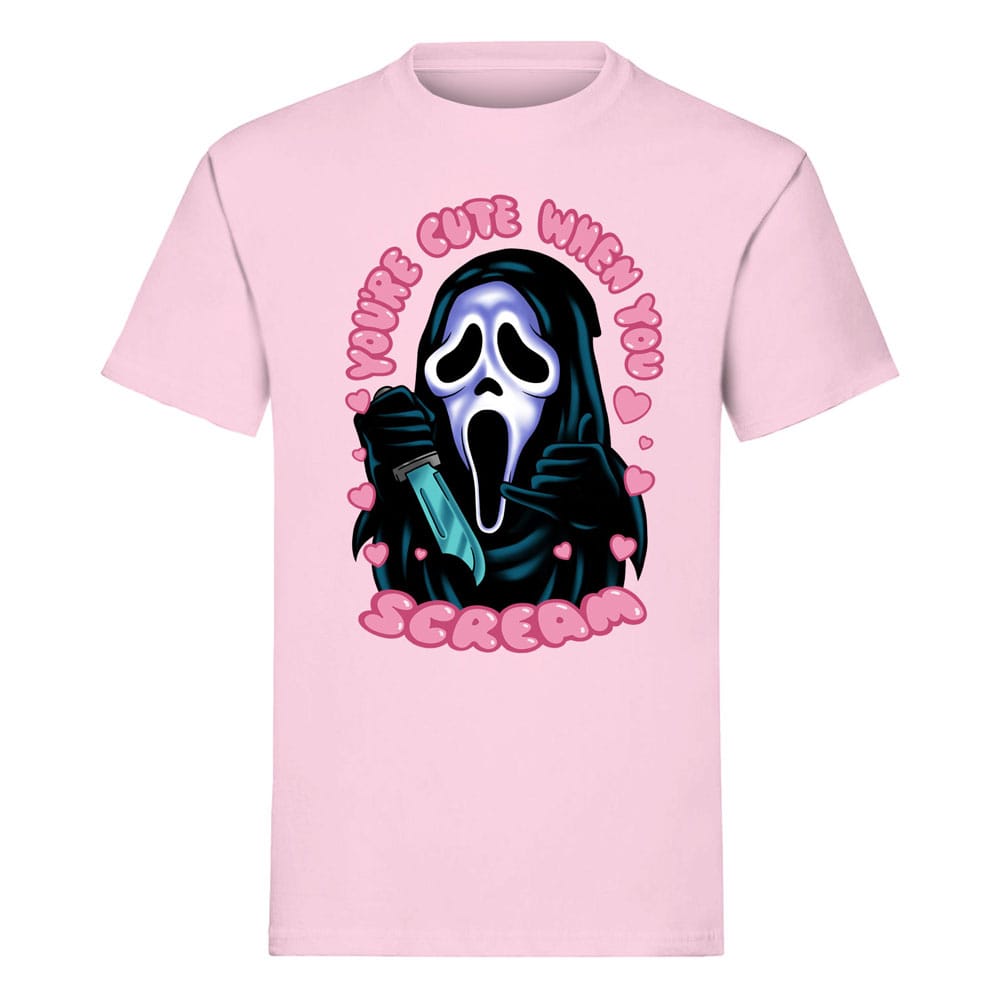 Scream - Schrei! T-Shirt Ghost Face You're Cute when you Scream Größe XL - Smalltinytoystore