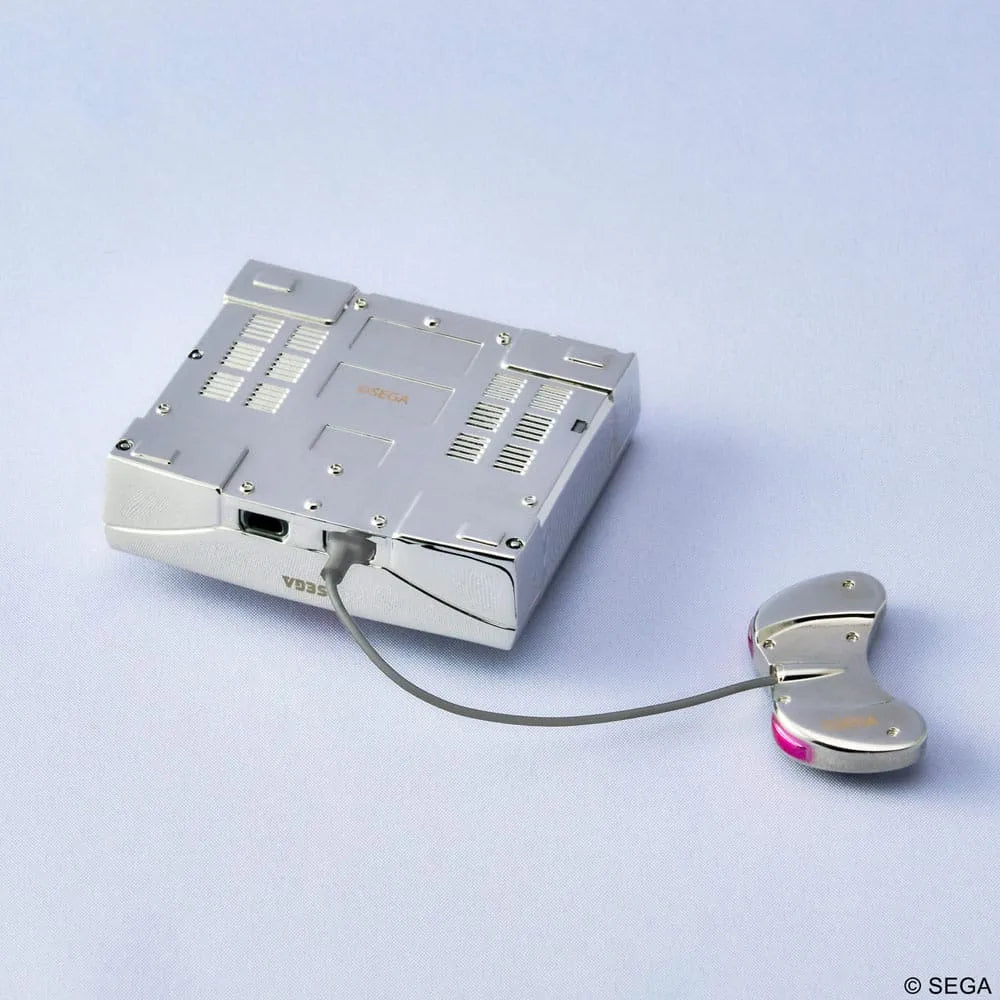 Sega Hardware Series Bright Arts Gallery Diecast Minifigur Sega Saturn White - Smalltinytoystore