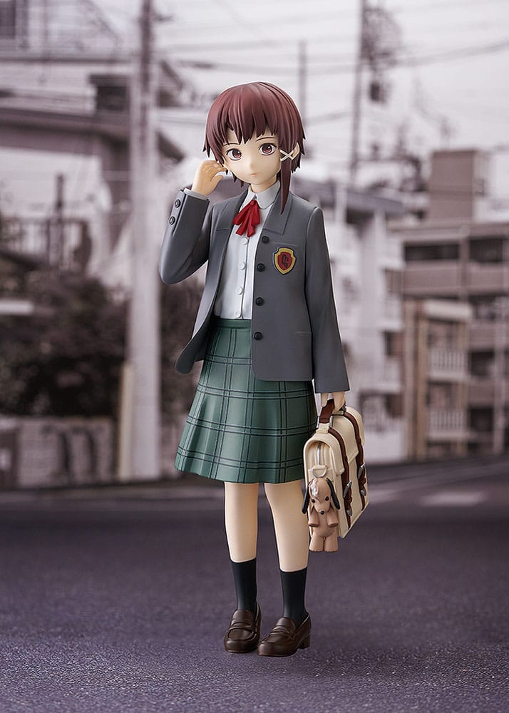 Serial Experiments Lain Pop Up Parade PVC Statue Lain Iwakura L Size 23 cm - Smalltinytoystore