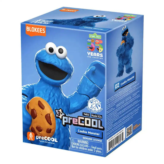 Sesamstraße Blokees PreCool Series 1 Plastic Model Kit 02 Cookie Monster 13 cm - Smalltinytoystore