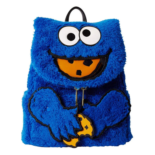 Sesamstraße by Loungefly Plush Mini Rucksack Cookie Monster - Smalltinytoystore