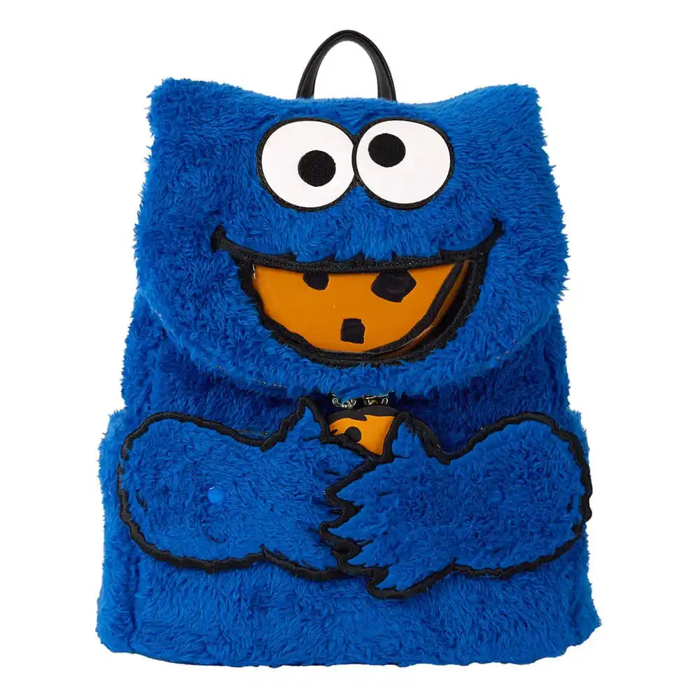 Sesamstraße by Loungefly Plush Mini Rucksack Cookie Monster - Smalltinytoystore