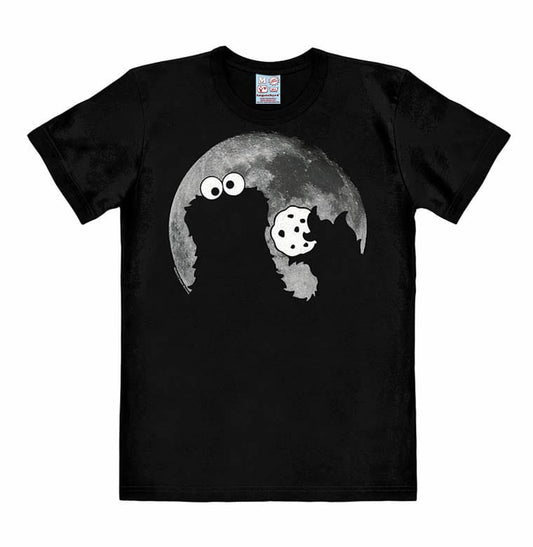 Sesamstraße Easy Fit T-Shirt Cookie Monster - Moon Größe M - Smalltinytoystore