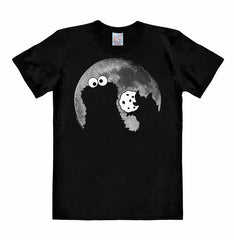 Sesamstraße Easy Fit T-Shirt Cookie Monster - Moon Größe S - Smalltinytoystore