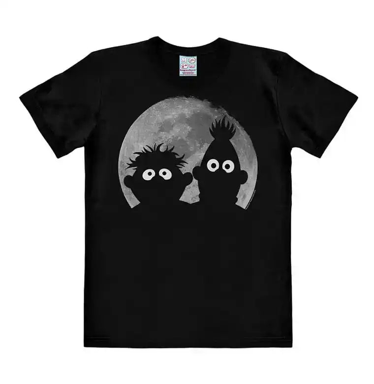 Sesamstraße Easy Fit T-Shirt Ernie & Bert - Moon Größe XL - Smalltinytoystore