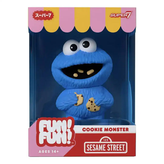 Sesamstraße FUN! FUN! Soft Vinyl Figur Wave 02 Cookie Monster 13 cm