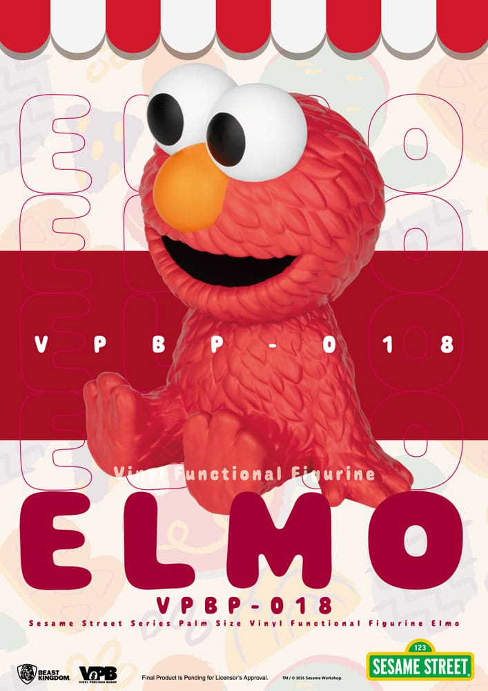Sesamstraße Piggy Vinyl Spardose Elmo 12 cm - Smalltinytoystore