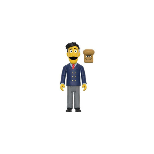 Sesamstraße ReAction Actionfigur Wave 02 Guy Smiley (With Bread) 10 cm - Smalltinytoystore