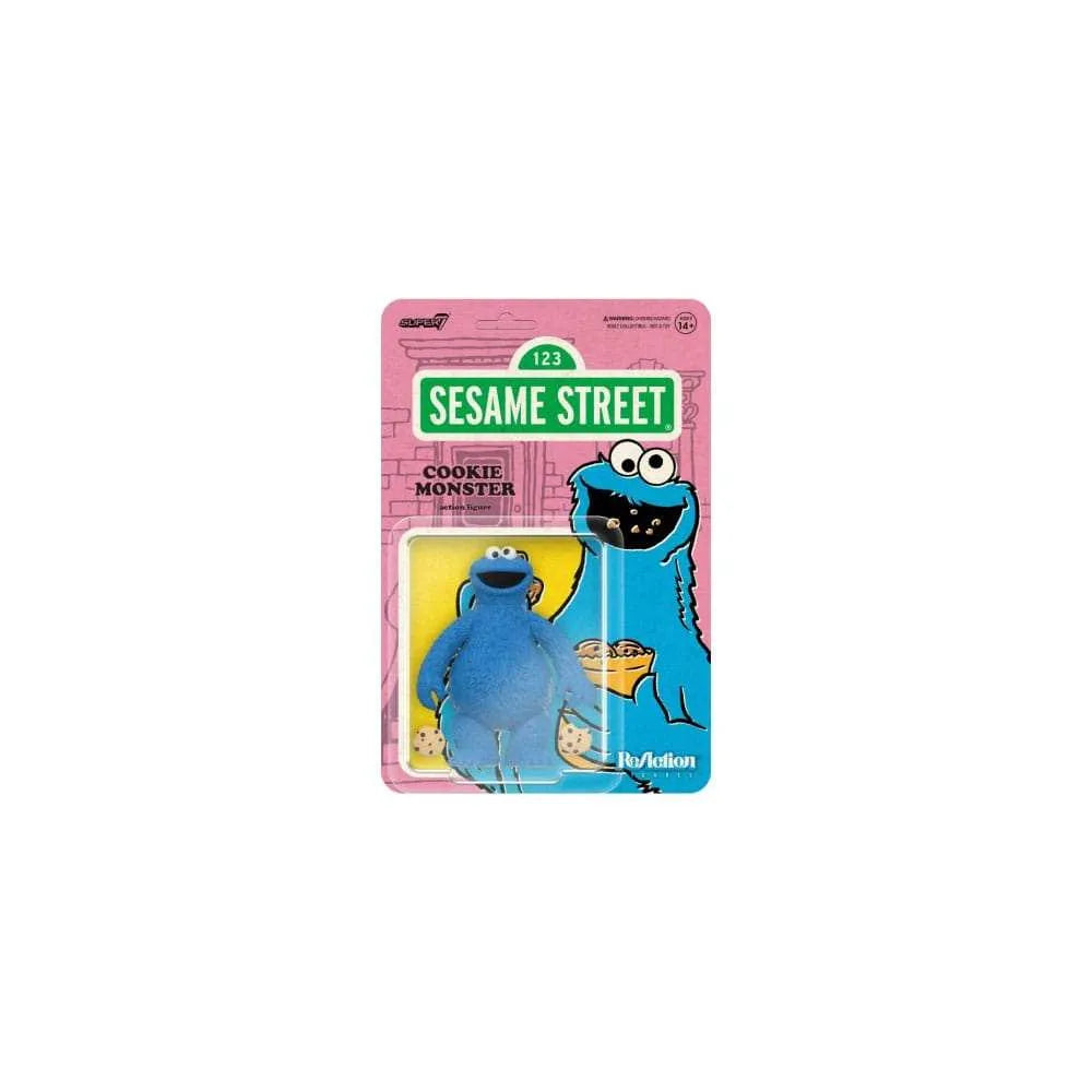 Sesamstraße ReAction Actionfigur Wave 02 Krümelmonster 10 cm - Smalltinytoystore