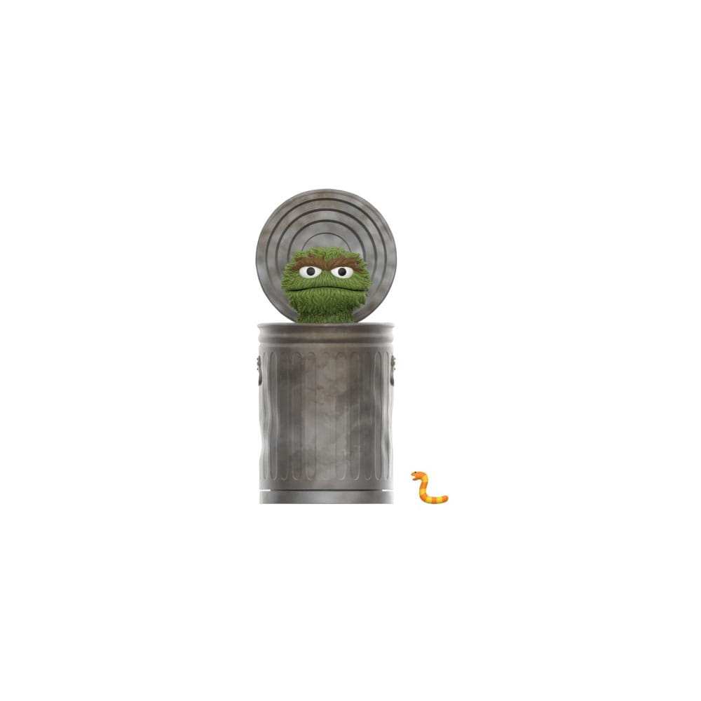 Sesamstraße ReAction Actionfigur Wave 02 Oscar 10 cm - Smalltinytoystore