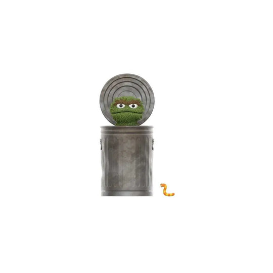 Sesamstraße ReAction Actionfigur Wave 02 Oscar 10 cm - Smalltinytoystore