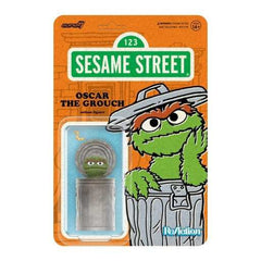 Sesamstraße ReAction Actionfigur Wave 02 Oscar 10 cm - Smalltinytoystore