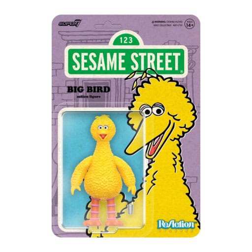 Sesamstraße ReAction Actionfigur Wave 03 Bibo 10 cm - Smalltinytoystore