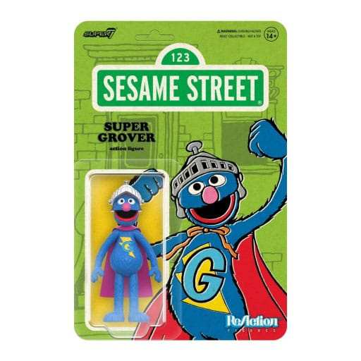 Sesamstraße ReAction Actionfigur Wave 03 Super Grobian 10 cm - Smalltinytoystore