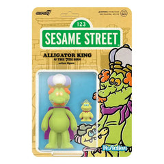 Sesamstraße ReAction Actionfigur Wave 04 Alligator King & 7th Son 10 cm - Smalltinytoystore