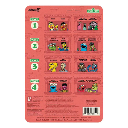 Sesamstraße ReAction Actionfigur Wave 04 Chef Cookie Monster 10 cm - Smalltinytoystore