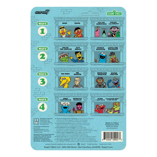 Sesamstraße ReAction Actionfigur Wave 04 Roosevelt Franklin 10 cm - Smalltinytoystore