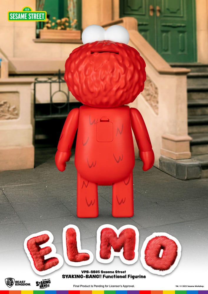 Sesamstraße Syaing Bang Vinyl Spardose Elmo 47 cm - Smalltinytoystore