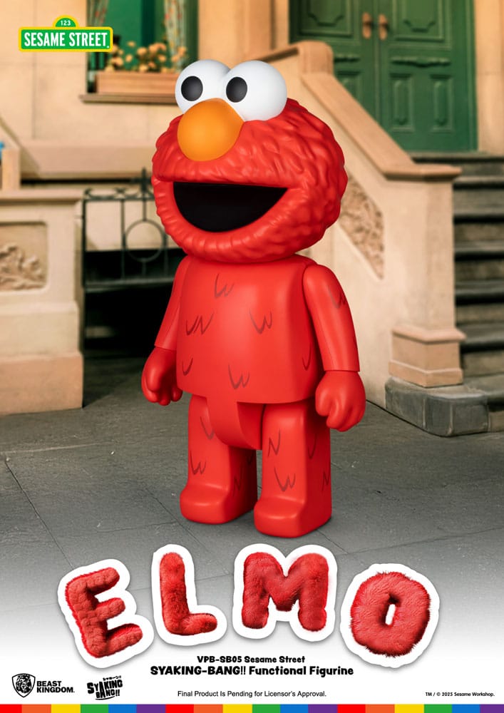 Sesamstraße Syaing Bang Vinyl Spardose Elmo 47 cm - Smalltinytoystore