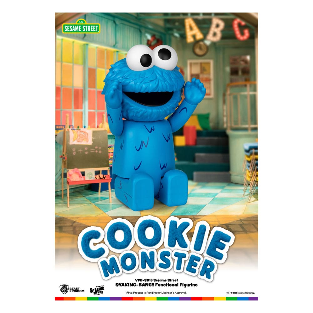 Sesamstraße Syaking Bang Series PVC Spardose Cookie Monster 47 cm - Smalltinytoystore