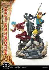Seven Deadly Sins Concept Masterline Series Statue Meliodas, Ban and King 55 cm - Smalltinytoystore