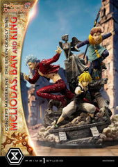 Seven Deadly Sins Concept Masterline Series Statue Meliodas, Ban and King 55 cm - Smalltinytoystore