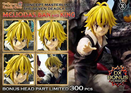 Seven Deadly Sins Concept Masterline Series Statue Meliodas, Ban and King Deluxe Bonus Version 55 cm - Smalltinytoystore