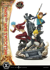 Seven Deadly Sins Concept Masterline Series Statue Meliodas, Ban and King Deluxe Bonus Version 55 cm - Smalltinytoystore
