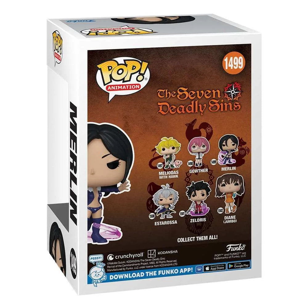 Seven Deadly Sins Pop! Animation Vinyl Figur Merlin 9 cm - Smalltinytoystore