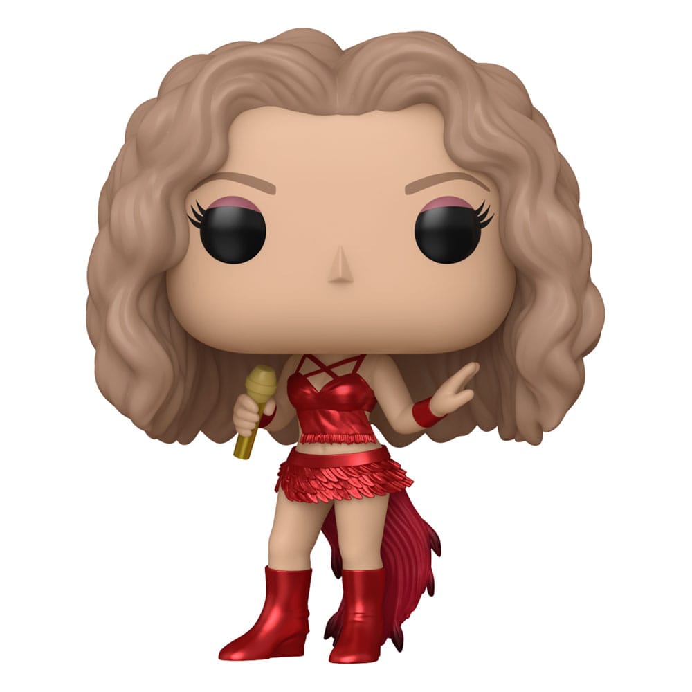 Shakira POP! Rocks Vinyl Figur Shakira(Super Bowl) (Metallic) 9 cm - Smalltinytoystore