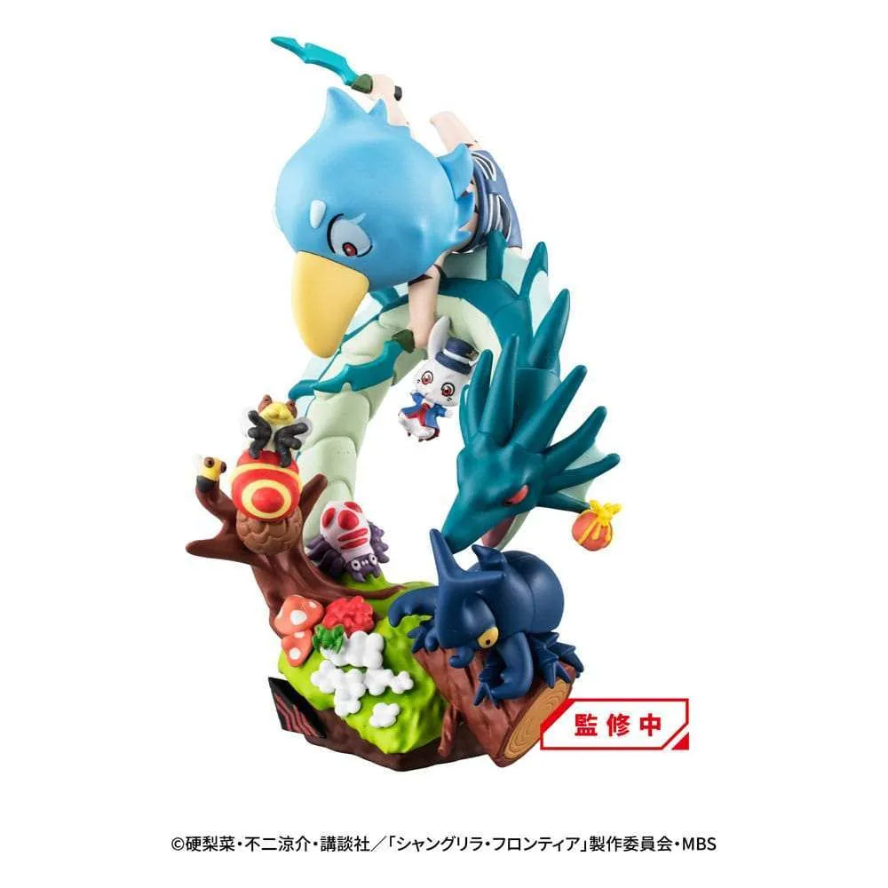 Shangri-La Frontier Petitrama EX Series Petitrama EX Series Sammelfiguren 3er-Pack Shangri-La Frontier vs Monster Diorama Collection Set 11 cm - Smalltinytoystore
