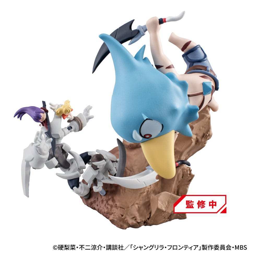 Shangri-La Frontier Petitrama EX Series Petitrama EX Series Sammelfiguren 3er-Pack Shangri-La Frontier vs Monster Diorama Collection Set 11 cm - Smalltinytoystore