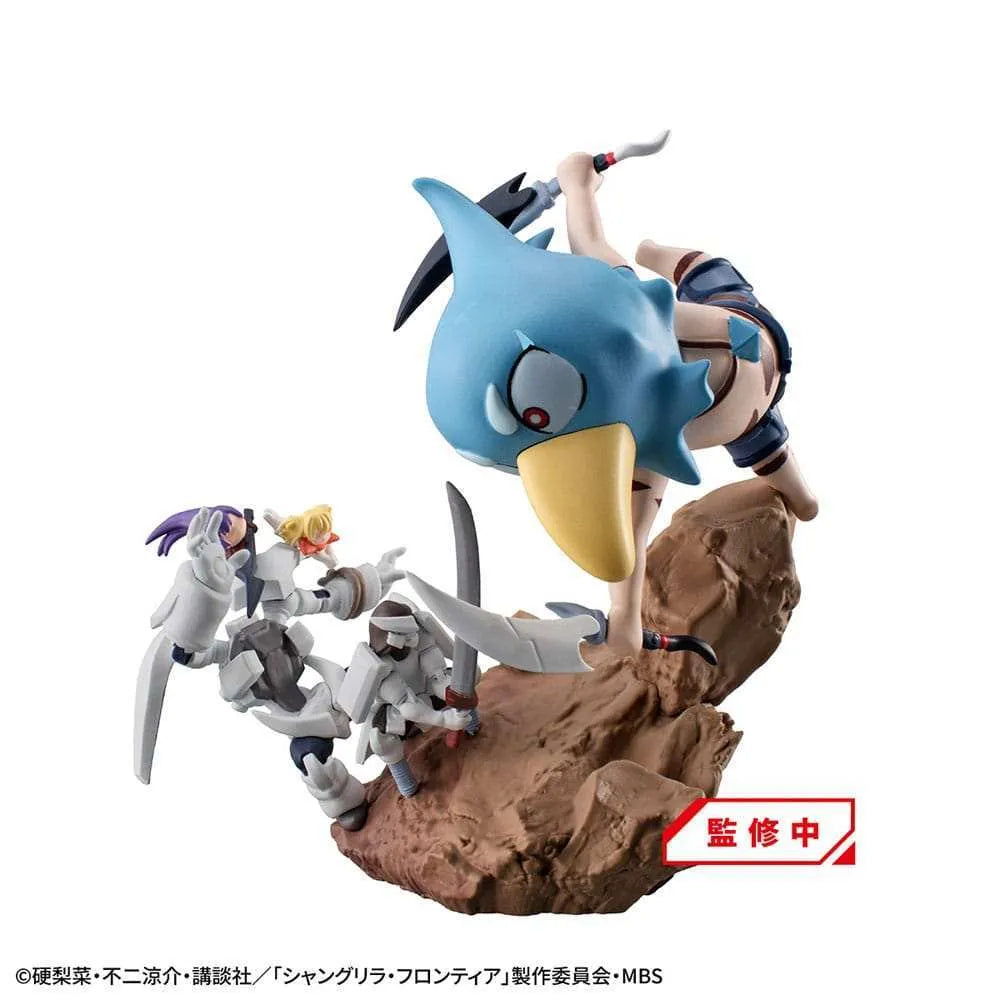 Shangri-La Frontier Petitrama EX Series Sammelfiguren 3er-Pack Shangri-La Frontier vs Monster Diorama Collection Set 11 cm (with gift) - Smalltinytoystore