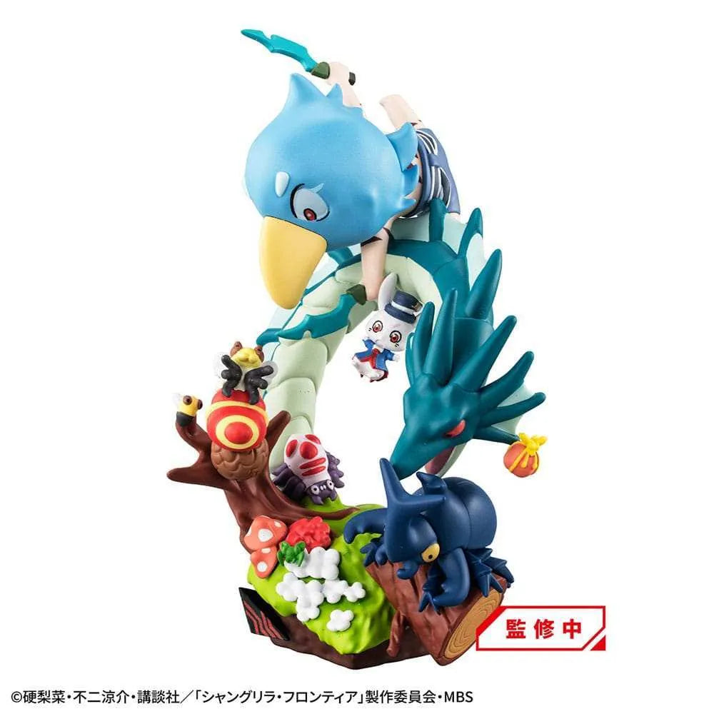 Shangri-La Frontier Petitrama EX Series Sammelfiguren 3er-Pack Shangri-La Frontier vs Monster Diorama Collection Set 11 cm (with gift) - Smalltinytoystore