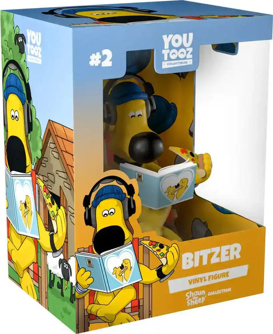 Shaun das Schaf Vinyl Figur Bitzer 12 cm - Smalltinytoystore