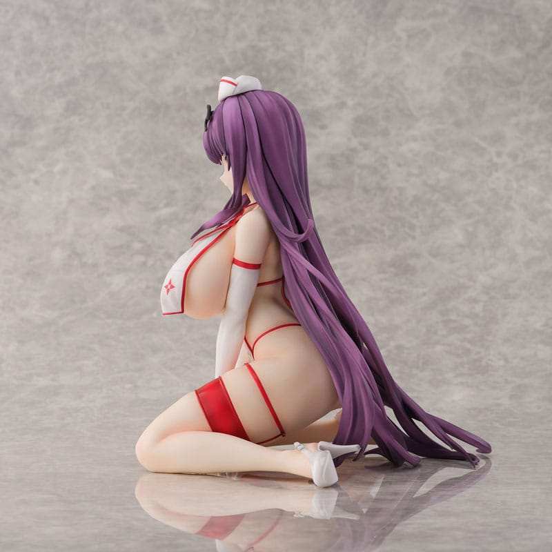 Shinobi Master Senran Kagura: New Link PVC Statue 1/4 Murasaki: Sexy Nurse Ver. 23 cm - Smalltinytoystore