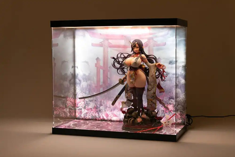 SHINSAI Acryl Display Case mit Beleuchtung Inbina Rasethuhime Saki 39 cm - Smalltinytoystore