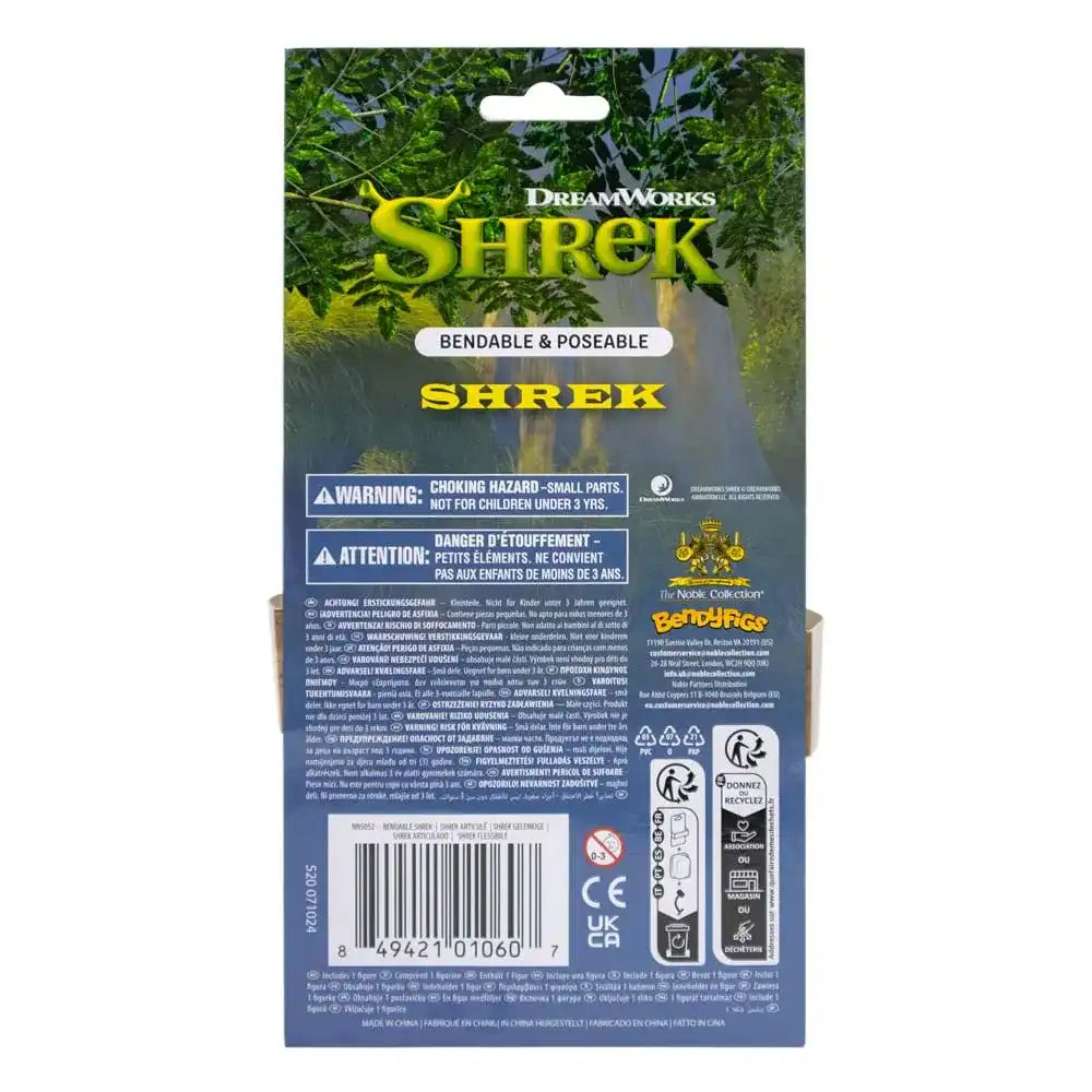 Shrek Bendyfigs Biegefigur Shrek 15 cm - Smalltinytoystore