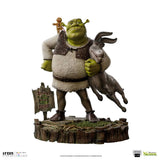 Shrek Deluxe Art Scale Statue 1/10 Shrek, Donkey and The Gingerbread Man 26 cm - Smalltinytoystore