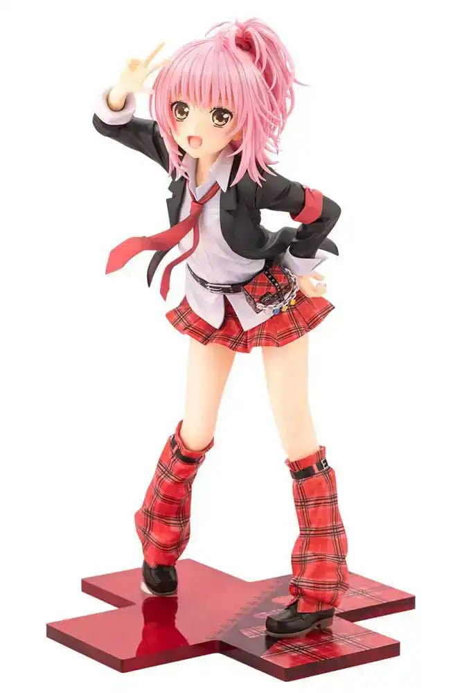 Shugo Chara! PVC Statue 1/7 Hinamori Amu School Uniform Ver. 21 cm - Smalltinytoystore