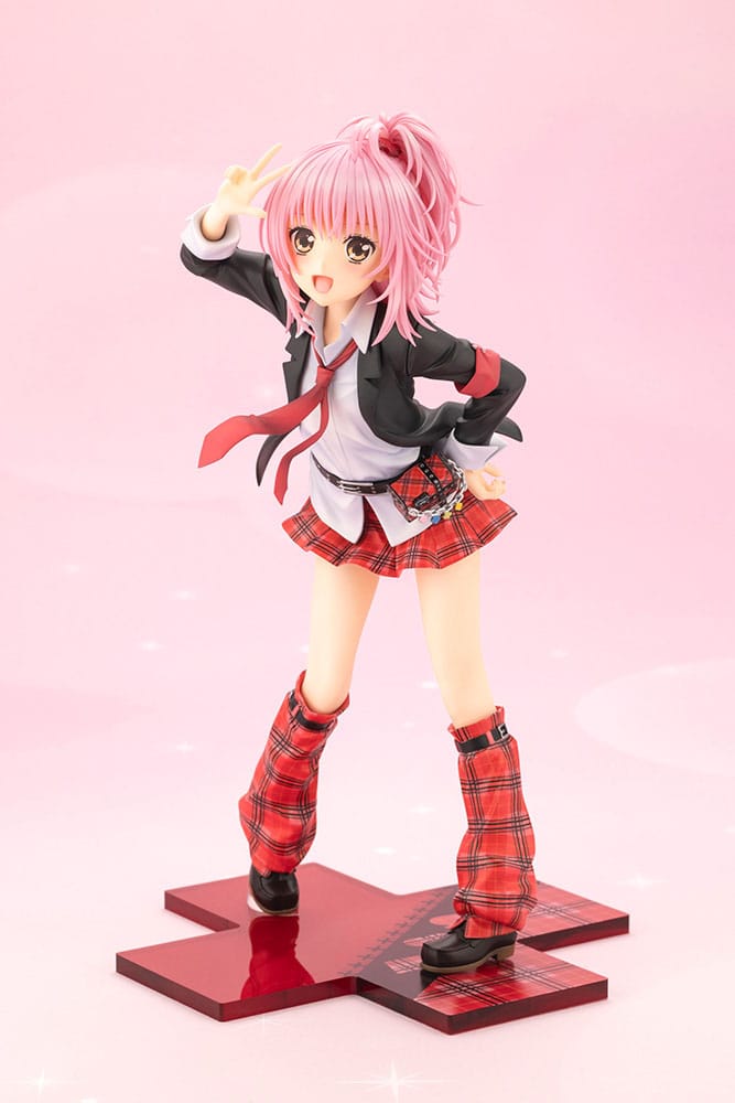 Shugo Chara! PVC Statue 1/7 Hinamori Amu School Uniform Ver. 21 cm - Smalltinytoystore