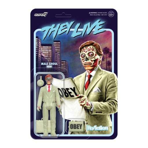 Sie leben ReAction Actionfigur Wave 02 Male Ghoul (Glow) 10 cm - Smalltinytoystore