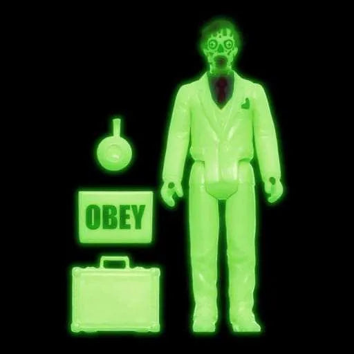 Sie leben ReAction Actionfigur Wave 02 Male Ghoul (Glow) 10 cm - Smalltinytoystore