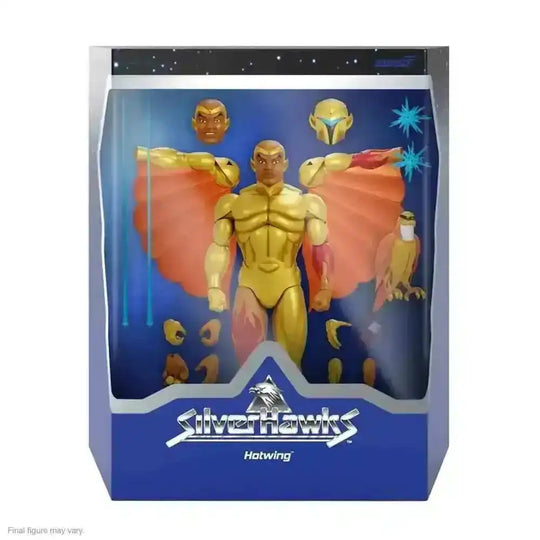 Silverhawks Ultimates Hotwing Actionfigur 18 cm in Verpackung, Smalltinytoystore, Sammlerfigur