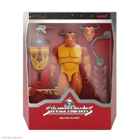 Silverhawks Ultimates Mumbo Jumbo 18 cm Actionfigur mit Zubehör, Sammlerfigur bei Smalltinytoystore